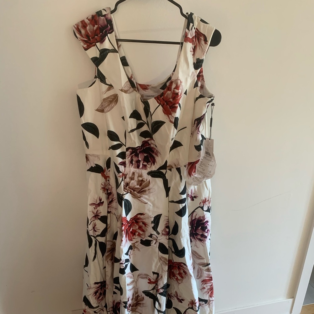 Calvin Klein Floral Dress.